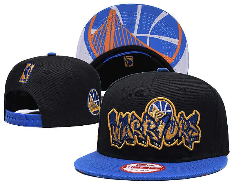 Warriors Team Logo Black Blue Adjustable Hat GS,We sell and wholesale Warriors Team Logo Black Blue Adjustable Hat GS on line form chian!